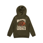 Respect The Locals - Kids Hoodie Australian Wildlife Hub