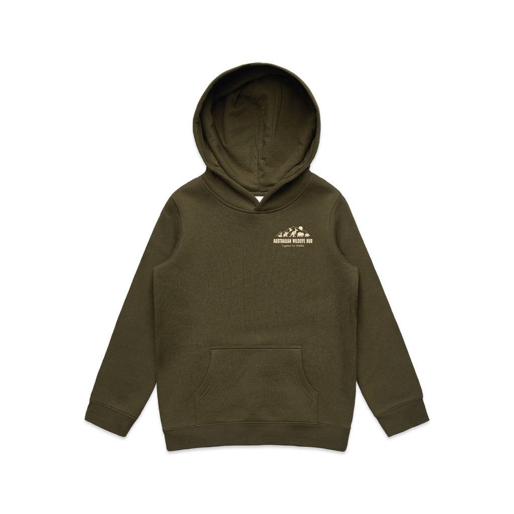 Respect The Locals - Kids Hoodie Australian Wildlife Hub