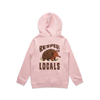 Respect The Locals - Kids Hoodie Australian Wildlife Hub