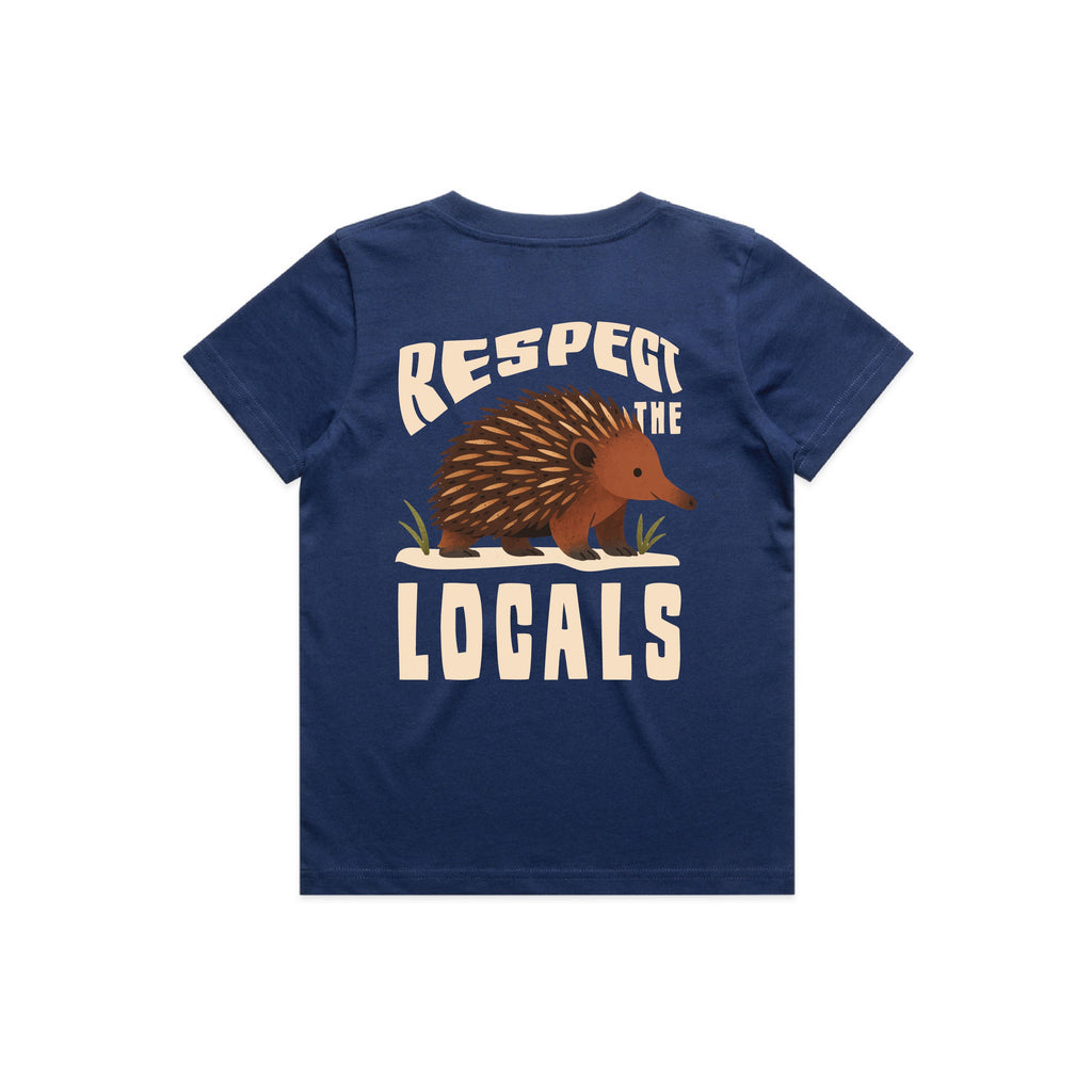 Respect The Locals - Kid's Tee Australian Wildlife Hub