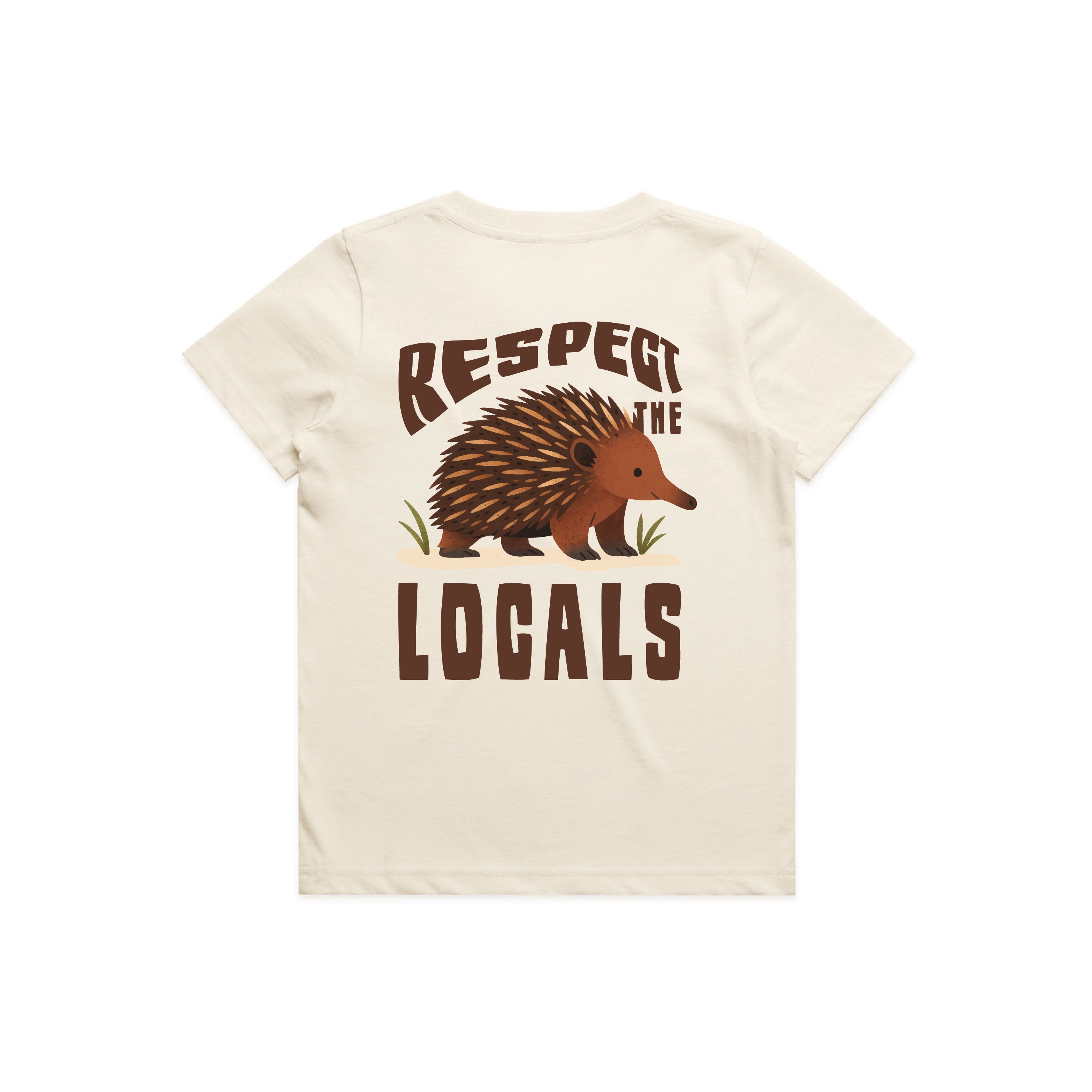 Respect The Locals - Kid's Tee Australian Wildlife Hub