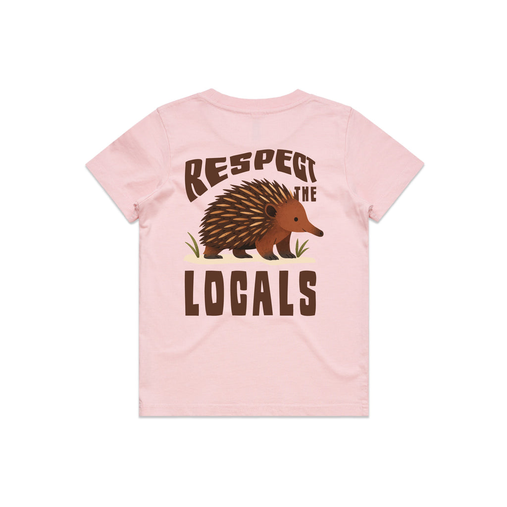 Respect The Locals - Kid's Tee Australian Wildlife Hub