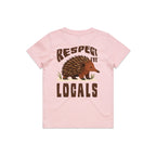 Respect The Locals - Kid's Tee Australian Wildlife Hub