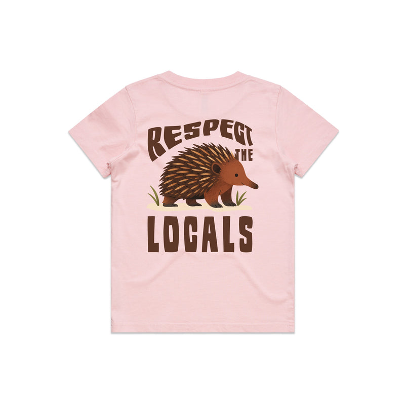 Respect The Locals - Kid's Tee Australian Wildlife Hub