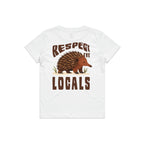 Respect The Locals - Kid's Tee Australian Wildlife Hub