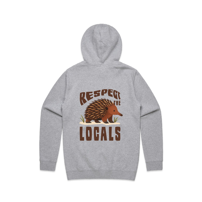Respect The Locals - Men’s Hoodie Australian Wildlife Hub
