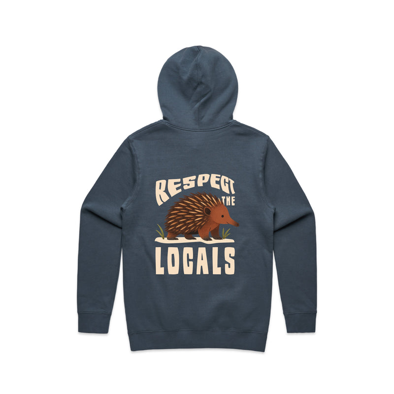 Respect The Locals - Men’s Hoodie Australian Wildlife Hub