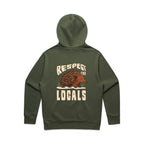 Respect The Locals - RELAXED Hoodie Australian Wildlife Hub