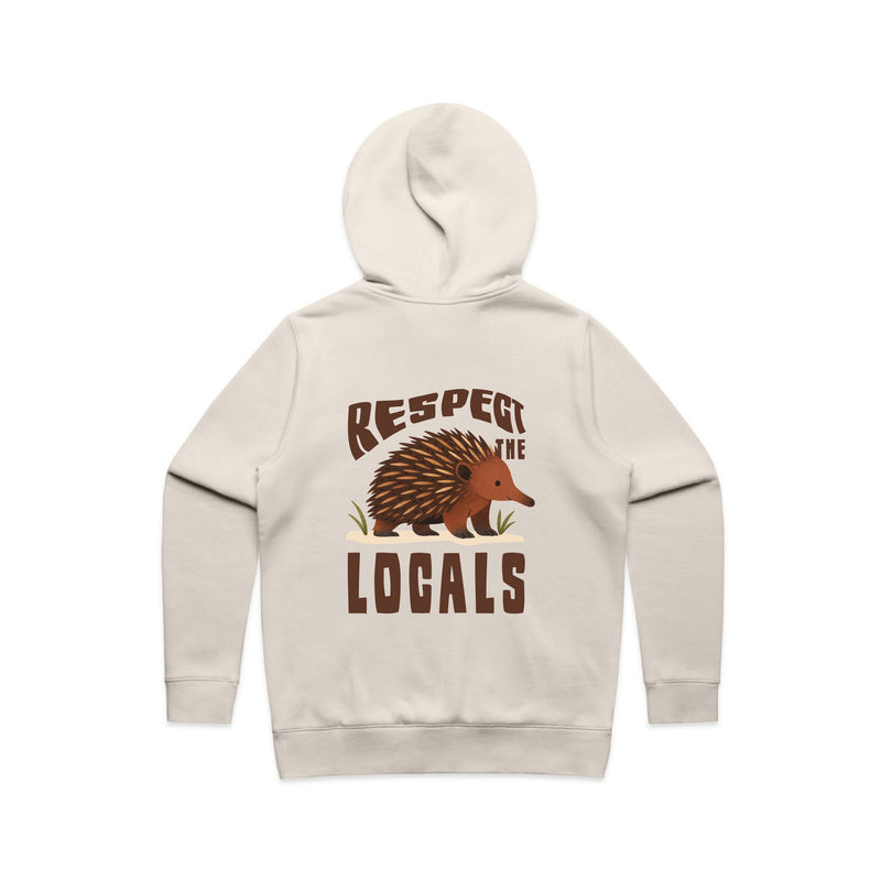 Respect The Locals - Women’s Hoodie Australian Wildlife Hub