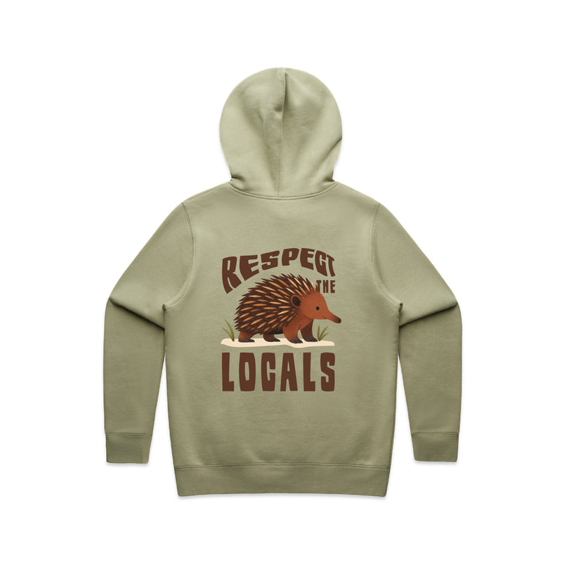 Respect The Locals - Women’s Hoodie Australian Wildlife Hub