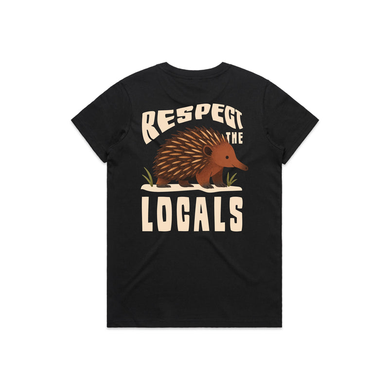 Respect The Locals - Women's Tee Australian Wildlife Hub