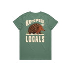 Respect The Locals - Women's Tee Australian Wildlife Hub