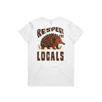 Respect The Locals - Women's Tee Australian Wildlife Hub