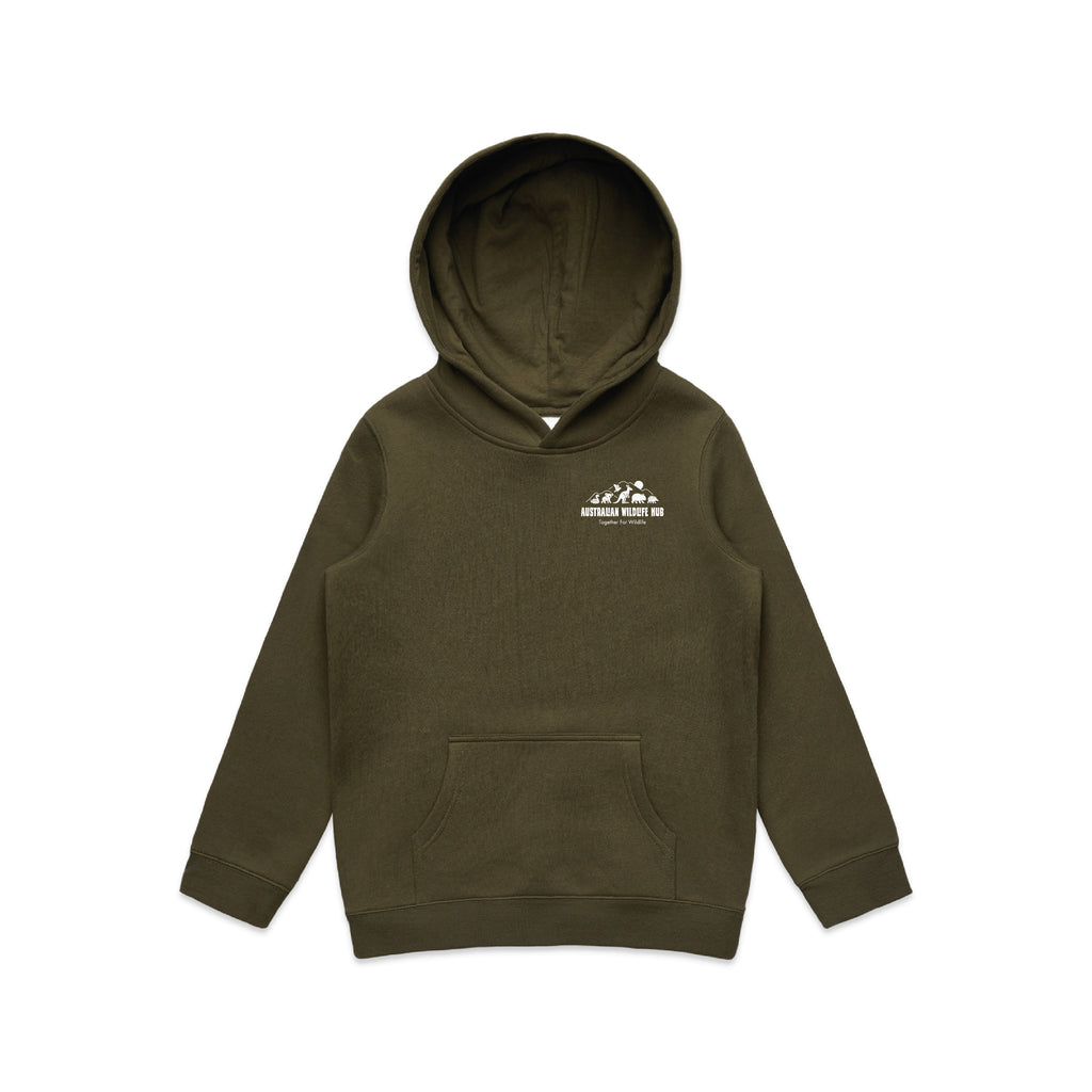 Saving Wildlife - Kids Hoodie Australian Wildlife Hub