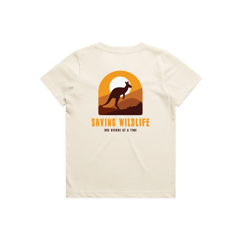 Saving Wildlife - Kid's Tee Australian Wildlife Hub