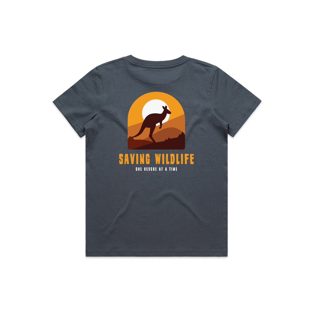 Saving Wildlife - Kid's Tee Australian Wildlife Hub