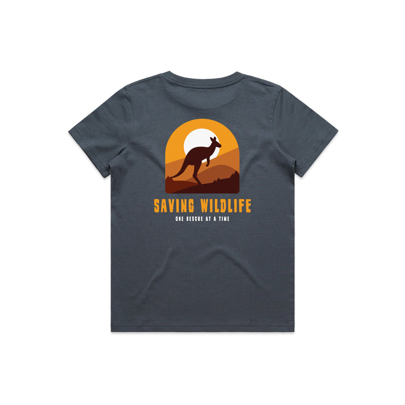 Saving Wildlife - Kid's Tee Australian Wildlife Hub