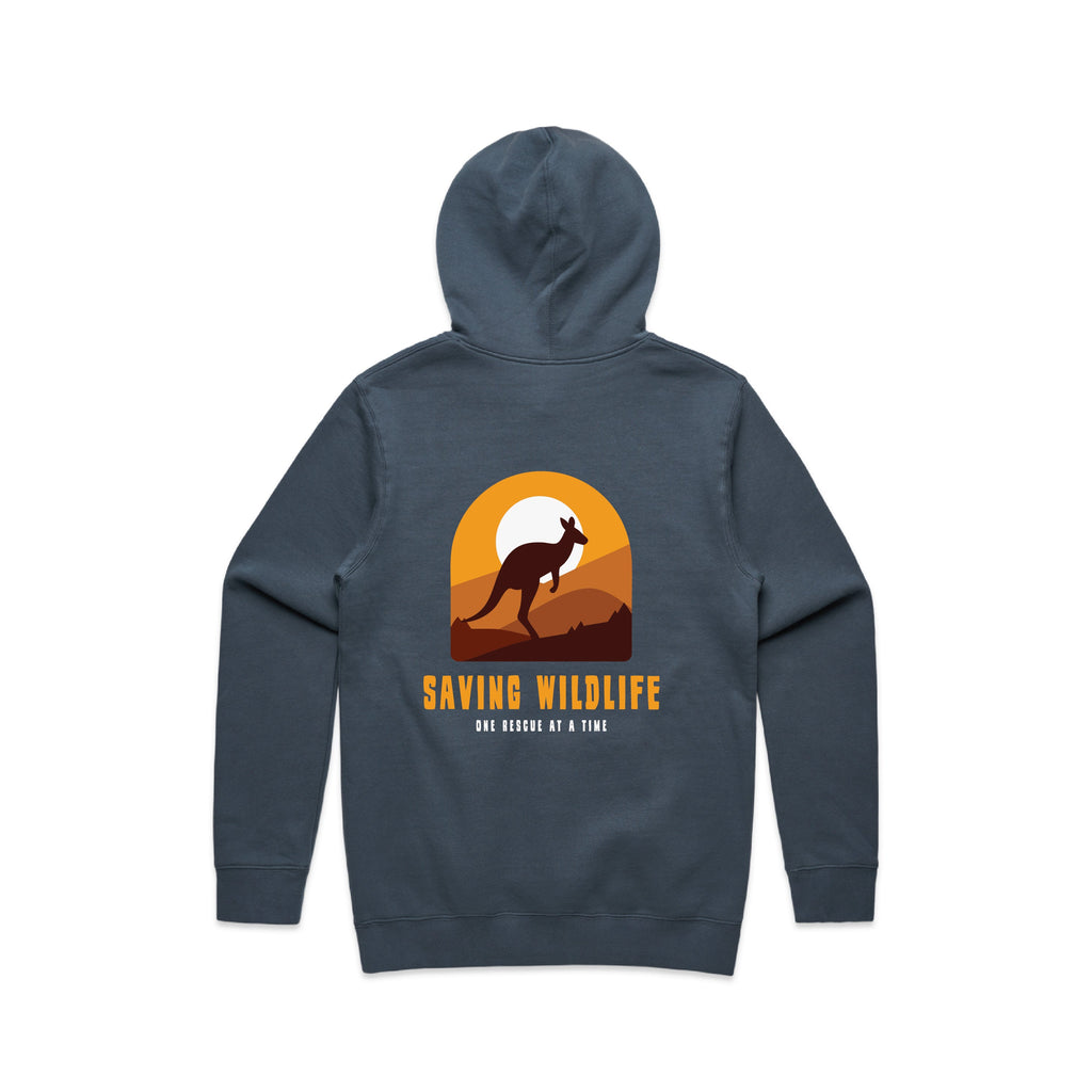Saving Wildlife - Men’s Hoodie Australian Wildlife Hub
