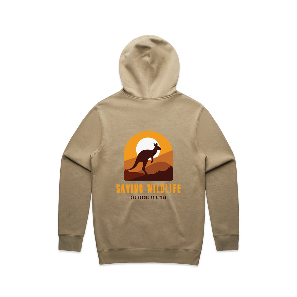 Saving Wildlife - Men’s Hoodie Australian Wildlife Hub