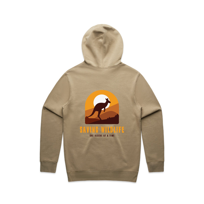 Saving Wildlife - Men’s Hoodie Australian Wildlife Hub