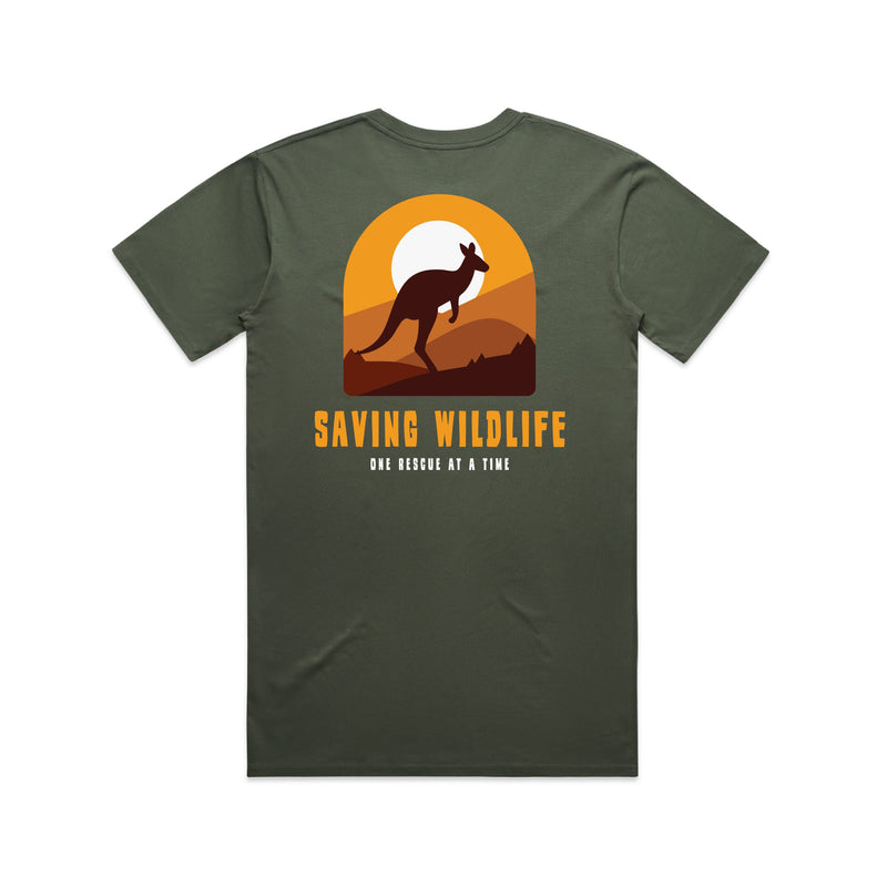 Saving Wildlife - Men’s Tee Australian Wildlife Hub