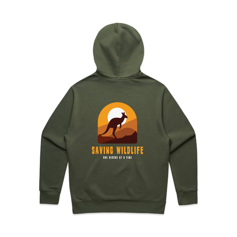 Saving Wildlife - RELAXED Hoodie Australian Wildlife Hub