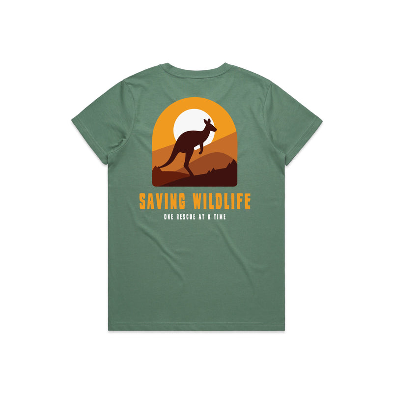 Saving Wildlife - Women’s Tee Australian Wildlife Hub