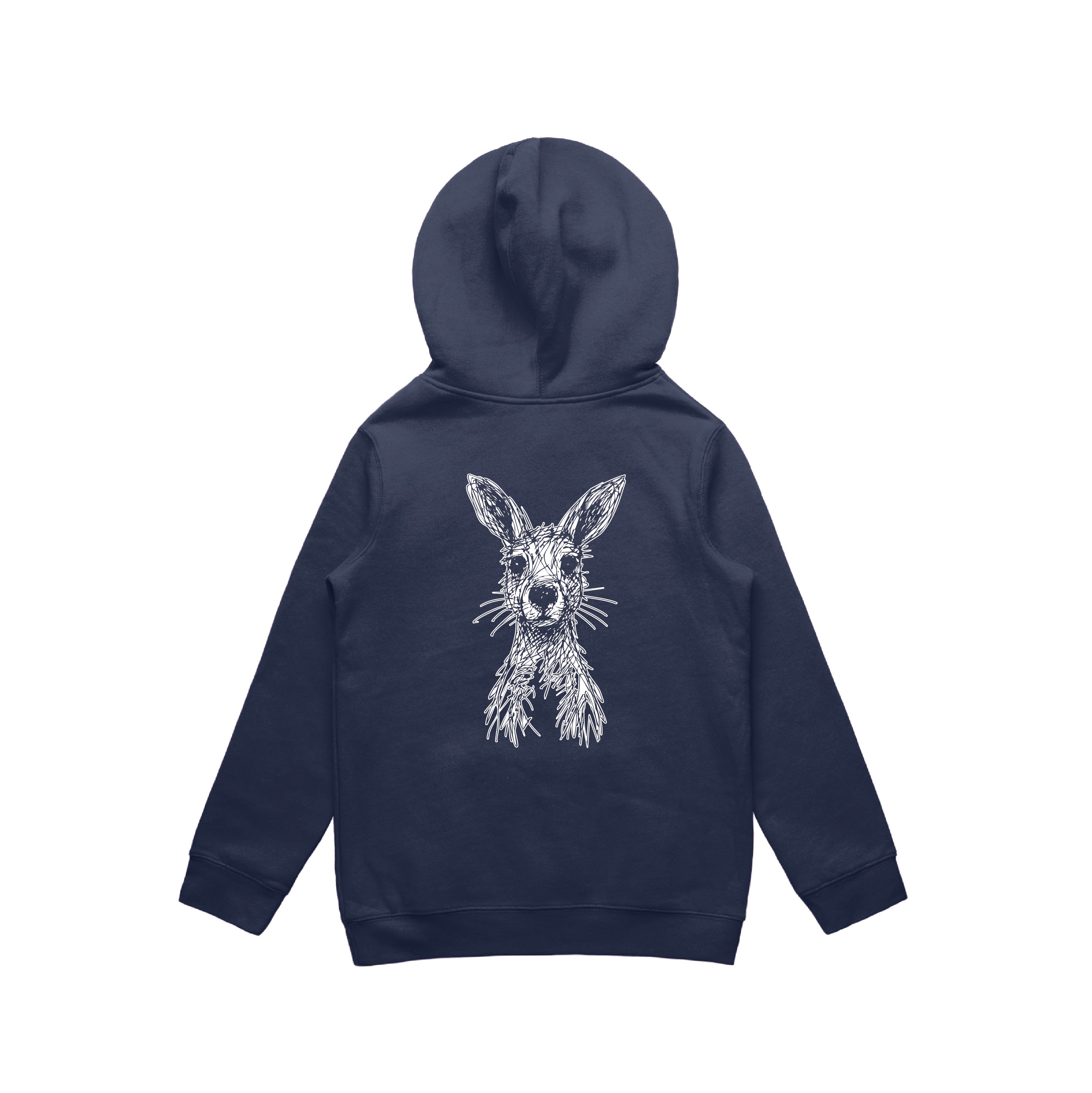 Wallaby Stencil - Kids Hoodie