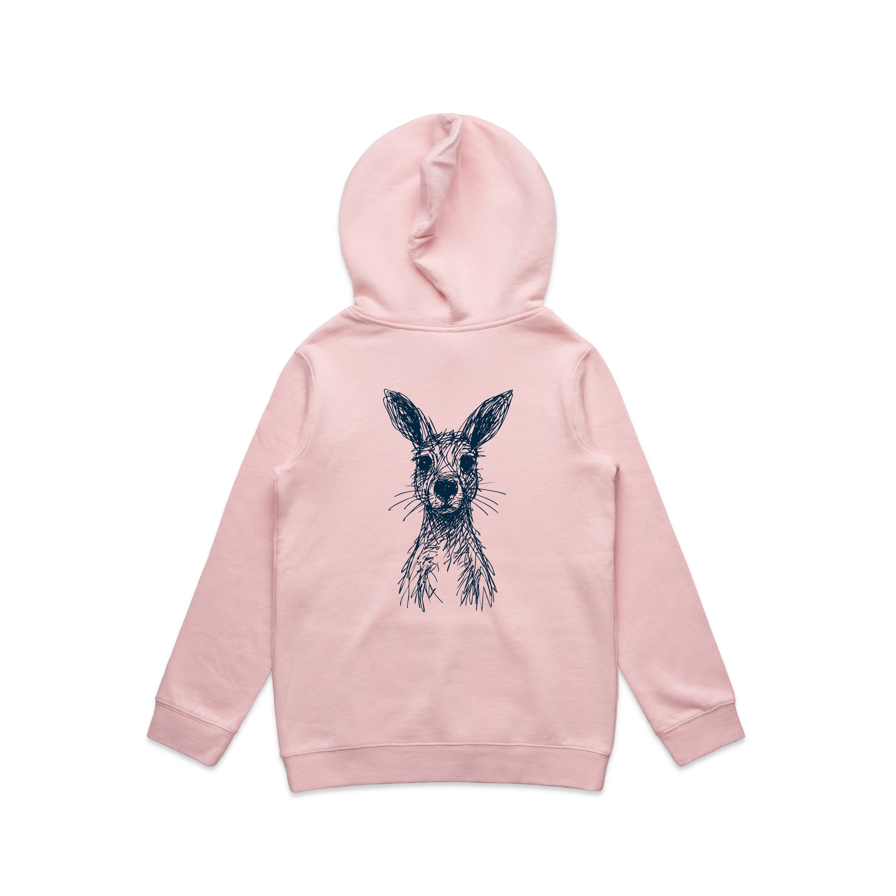 Wallaby Stencil - Kids Hoodie