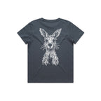 Wallaby Stencil - Kids Tee Australian Wildlife Hub
