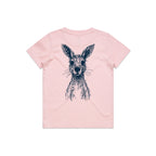 Wallaby Stencil - Kids Tee Australian Wildlife Hub