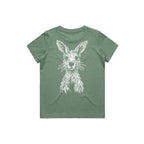 Wallaby Stencil - Kids Tee Australian Wildlife Hub