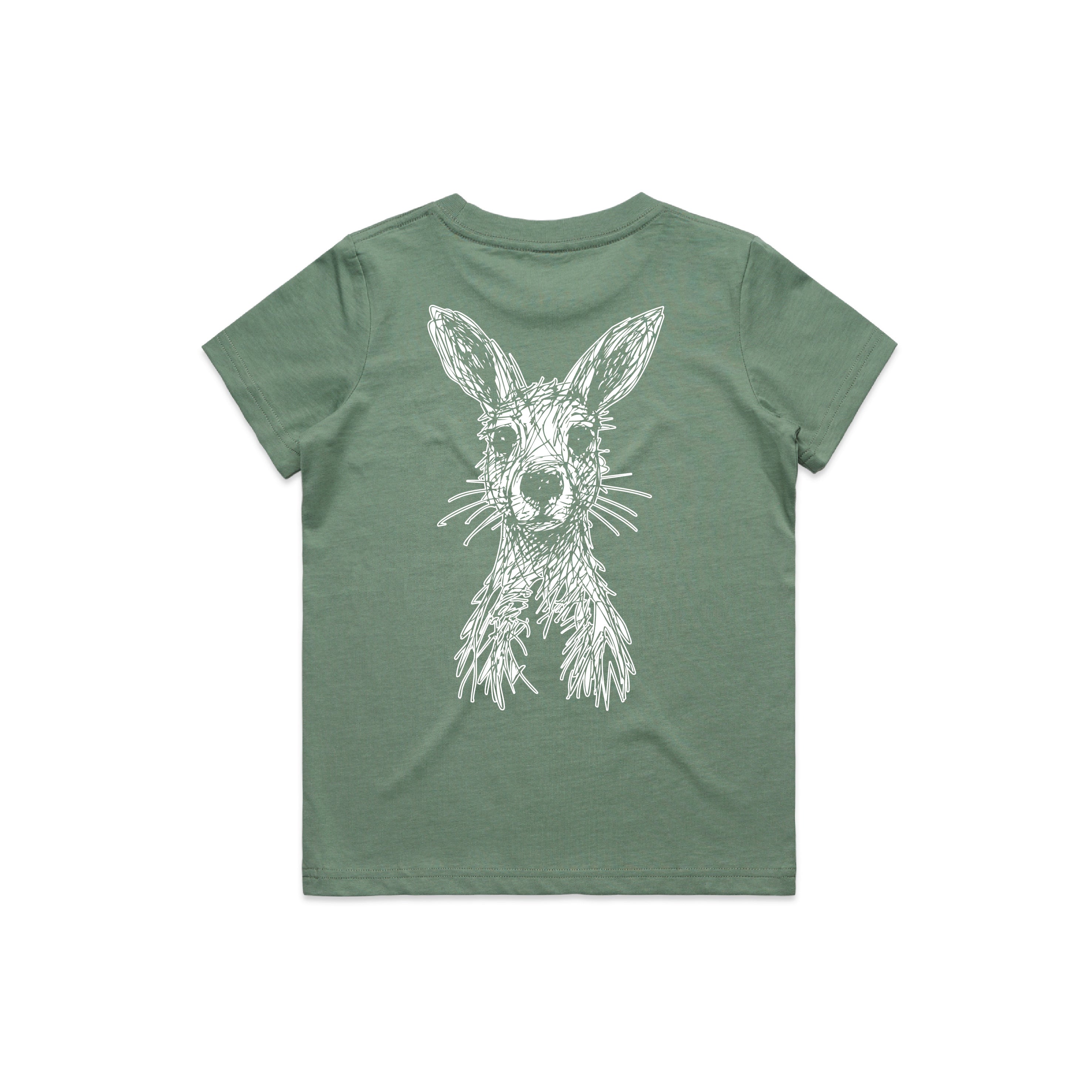 Wallaby Stencil - Kids Tee