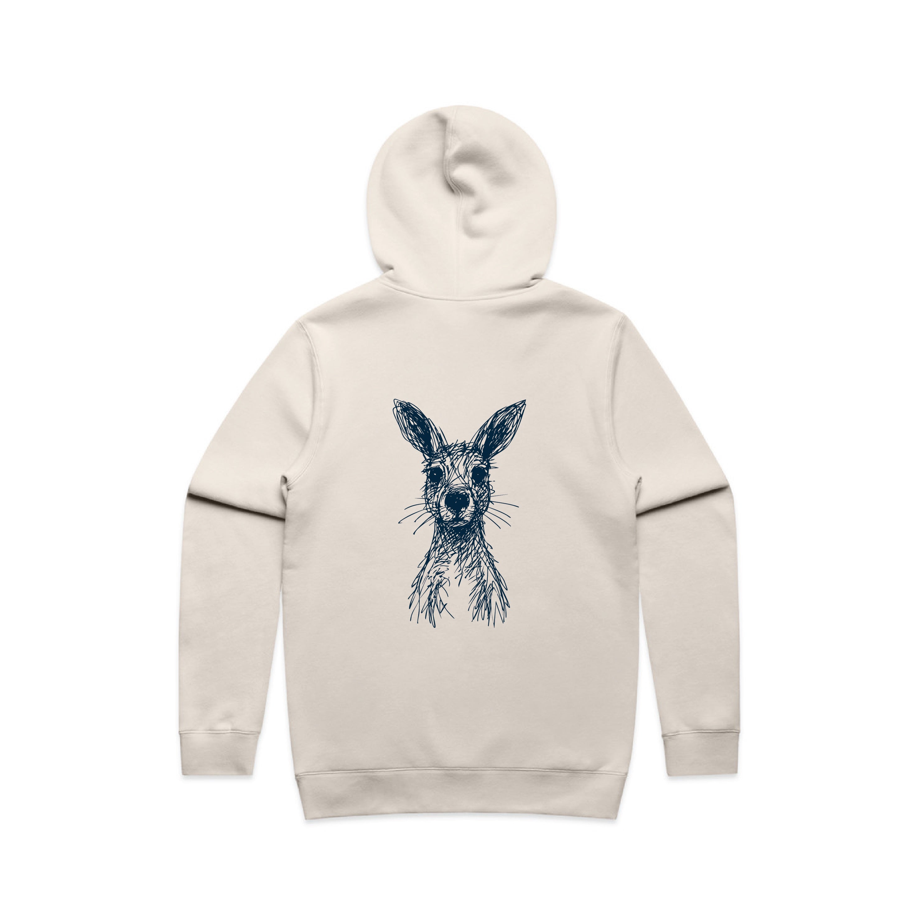 Wallaby Stencil - Men's Hoodie