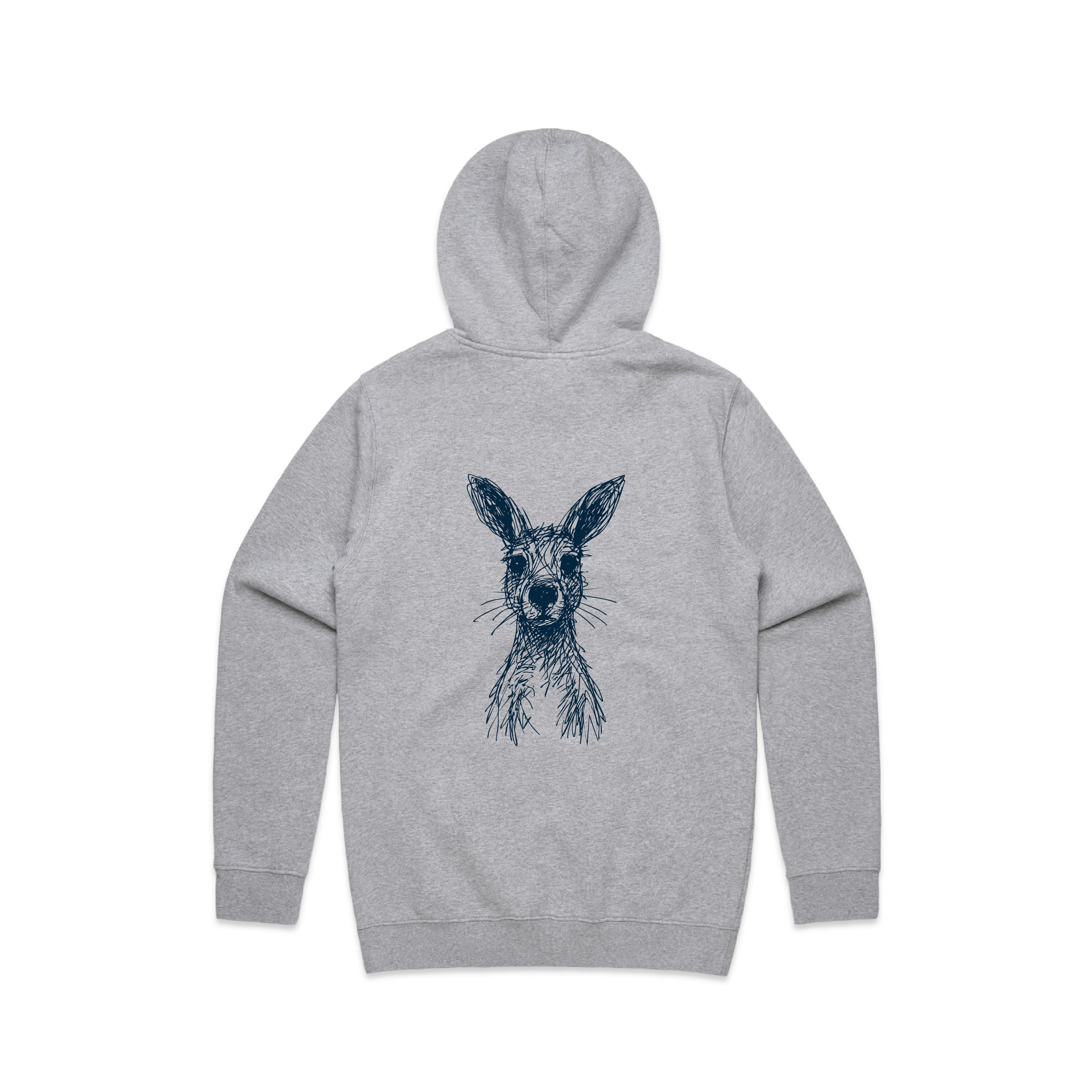 Wallaby Stencil - Men's Hoodie