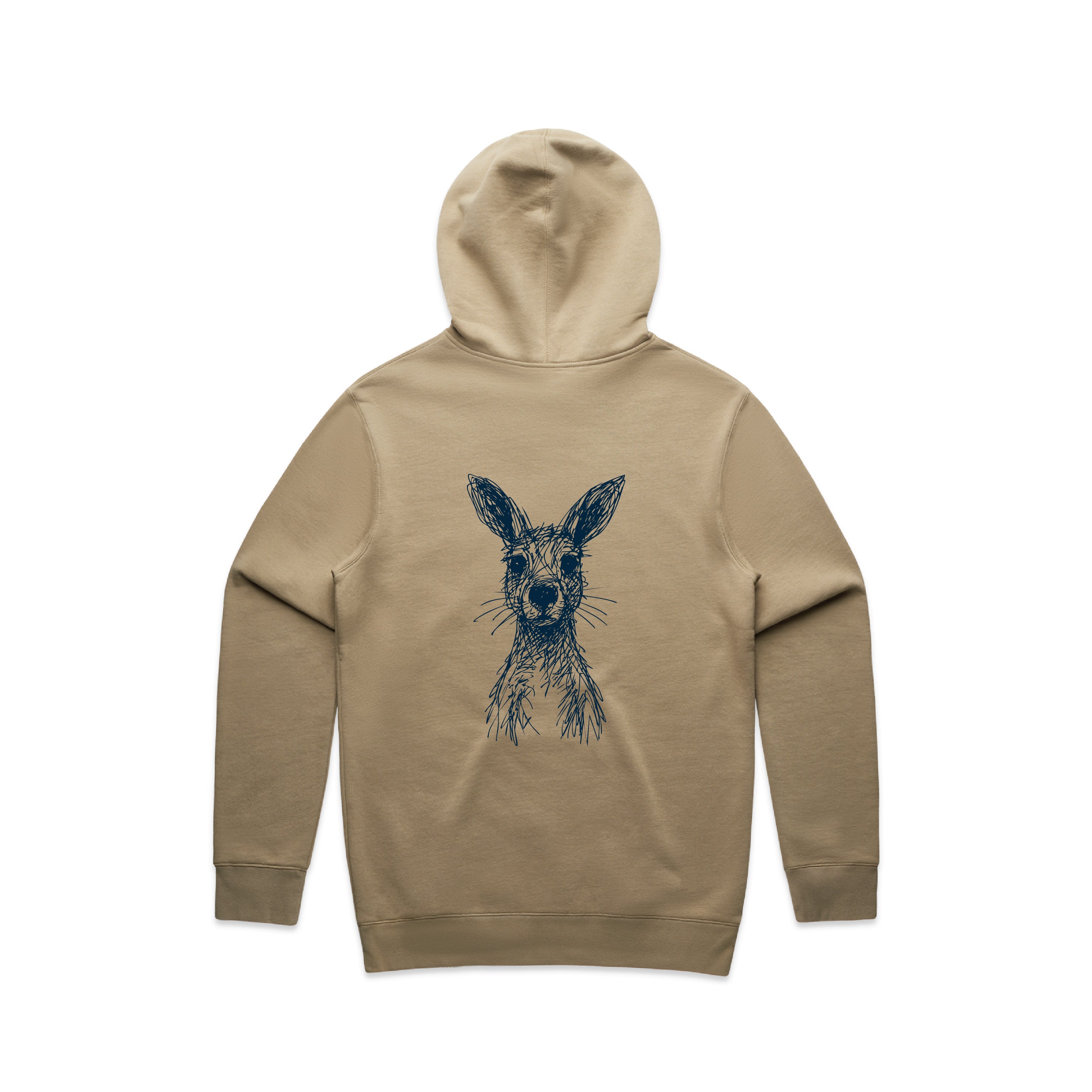Wallaby Stencil - Men's Hoodie