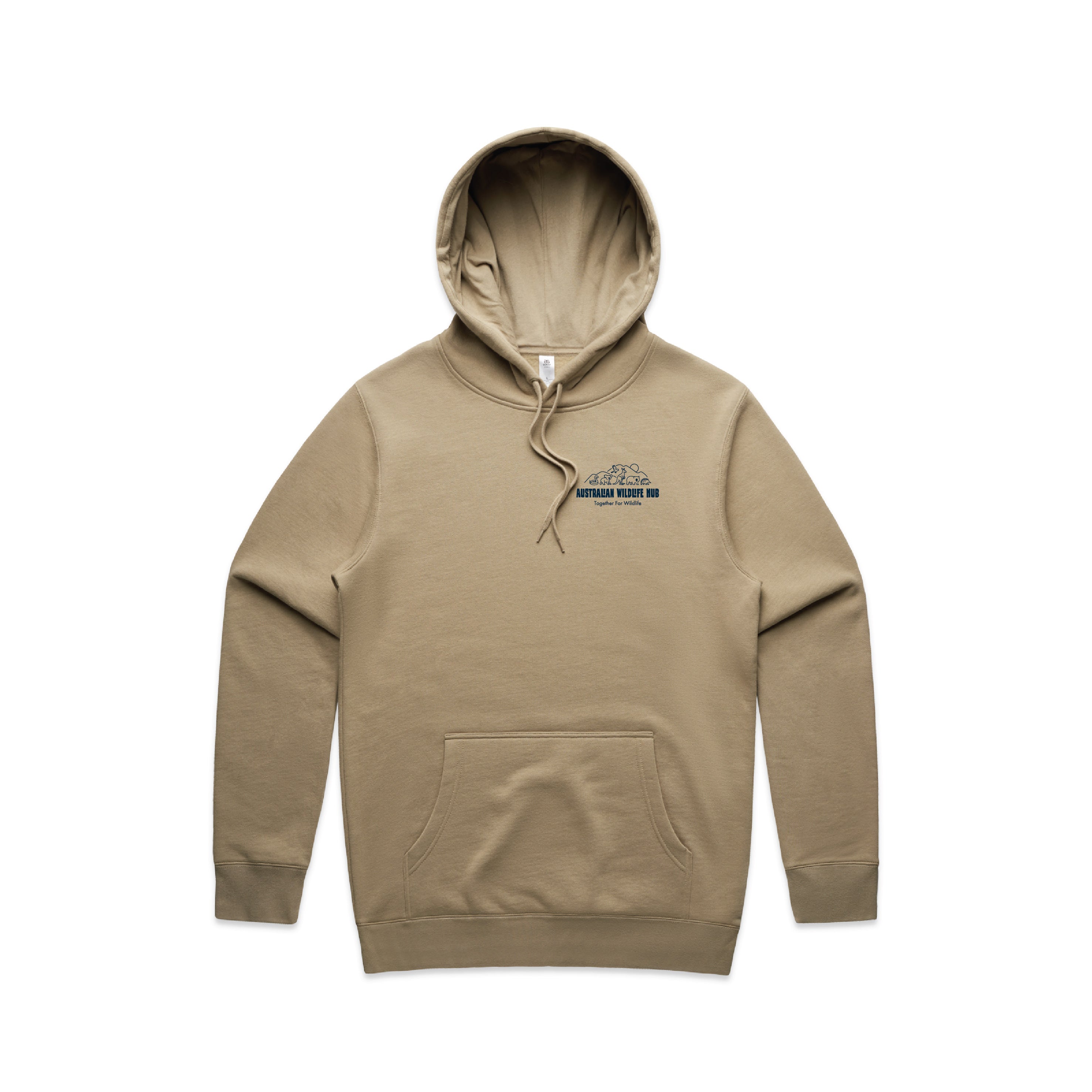 Wallaby Stencil - Men's Hoodie Australian Wildlife Hub