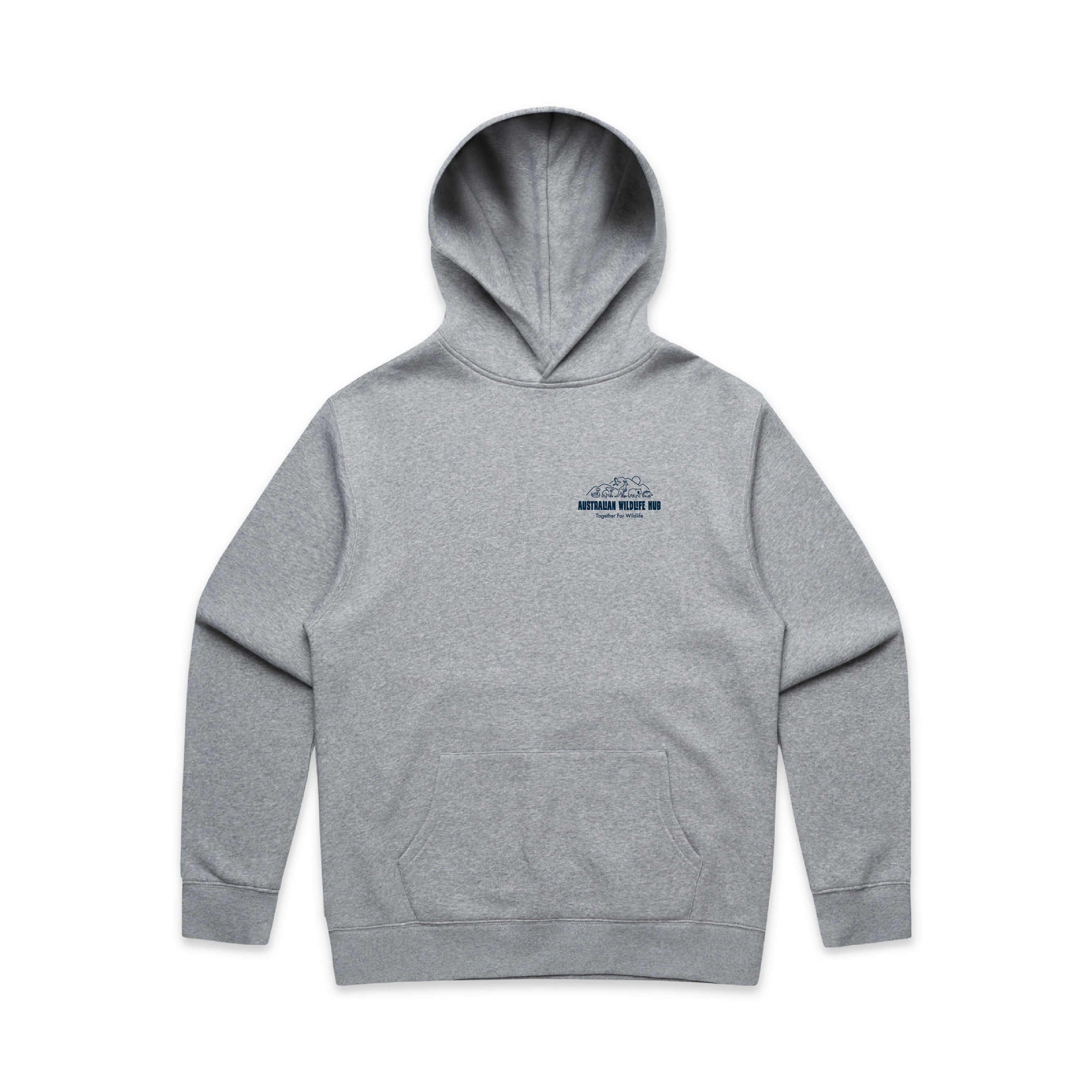 Wallaby Stencil - RELAXED Hoodie Australian Wildlife Hub