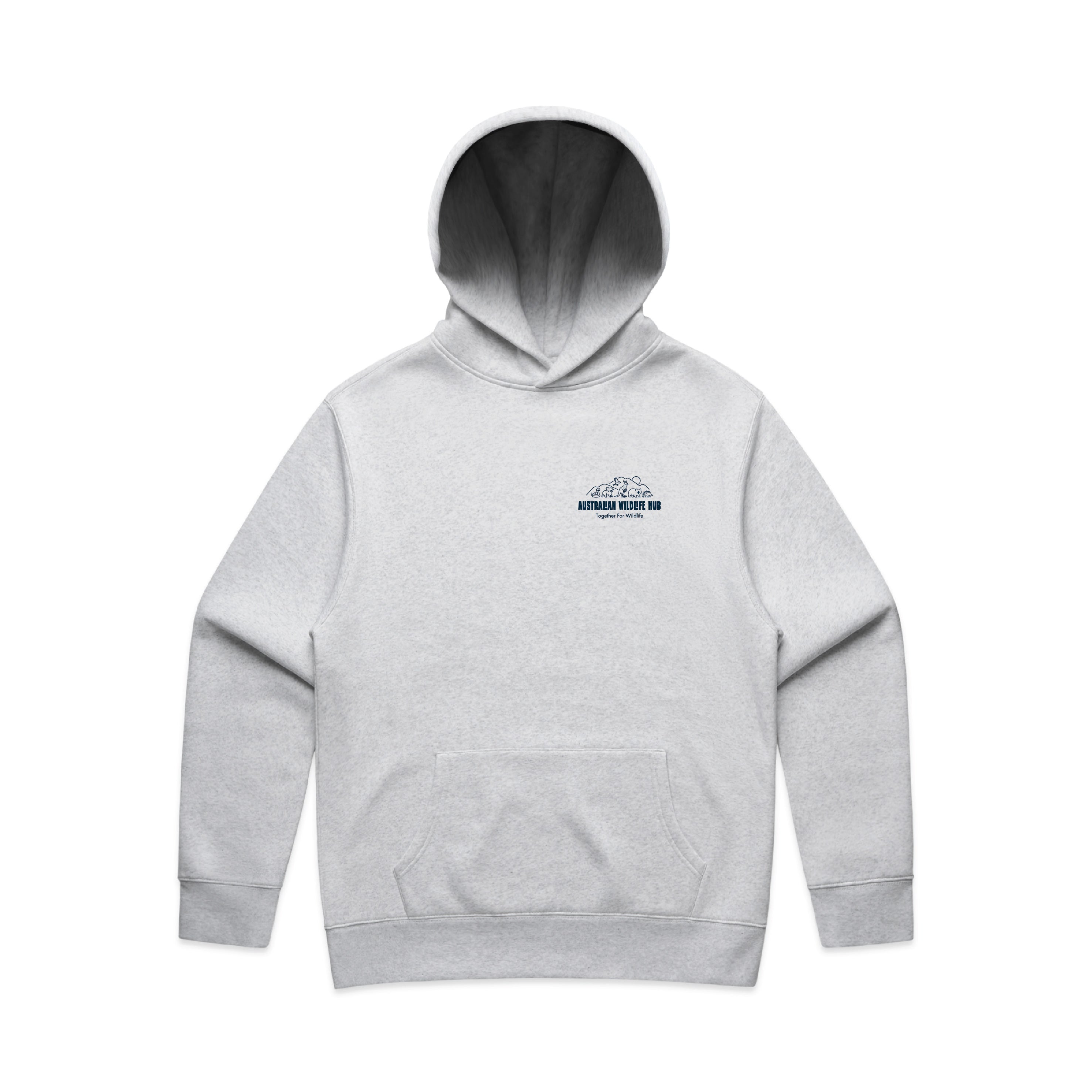 Wallaby Stencil - RELAXED Hoodie Australian Wildlife Hub