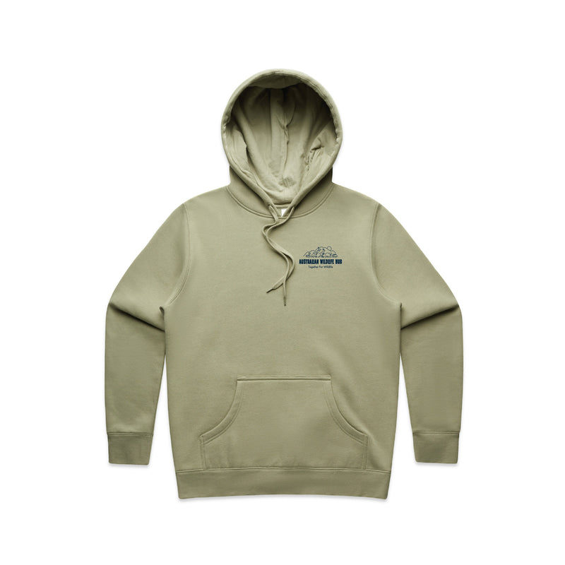 Wallaby Stencil - Women’s Hoodie Australian Wildlife Hub