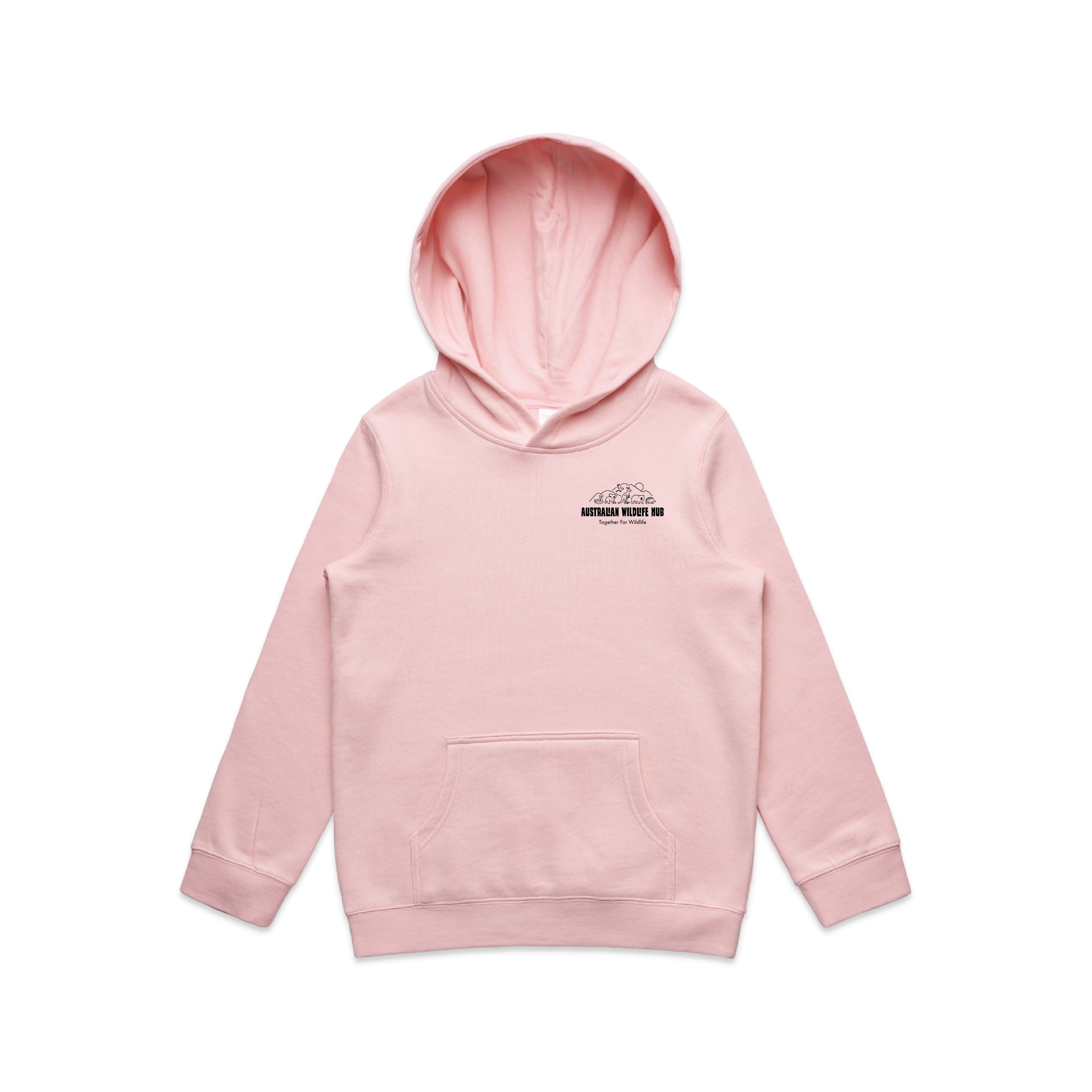 Wombat Stencil - Kids Hoodie Australian Wildlife Hub