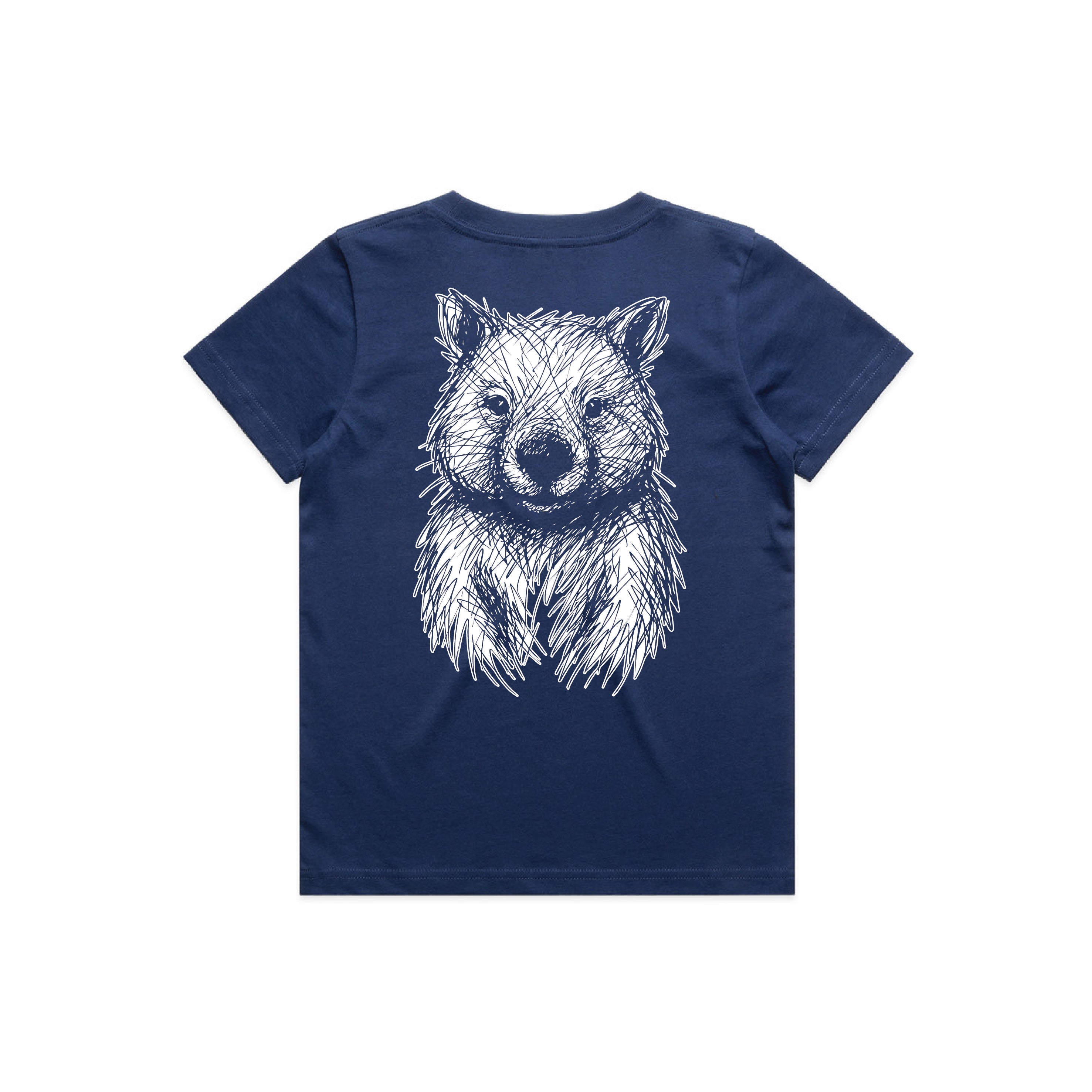 Wombat Stencil - Kids Tee