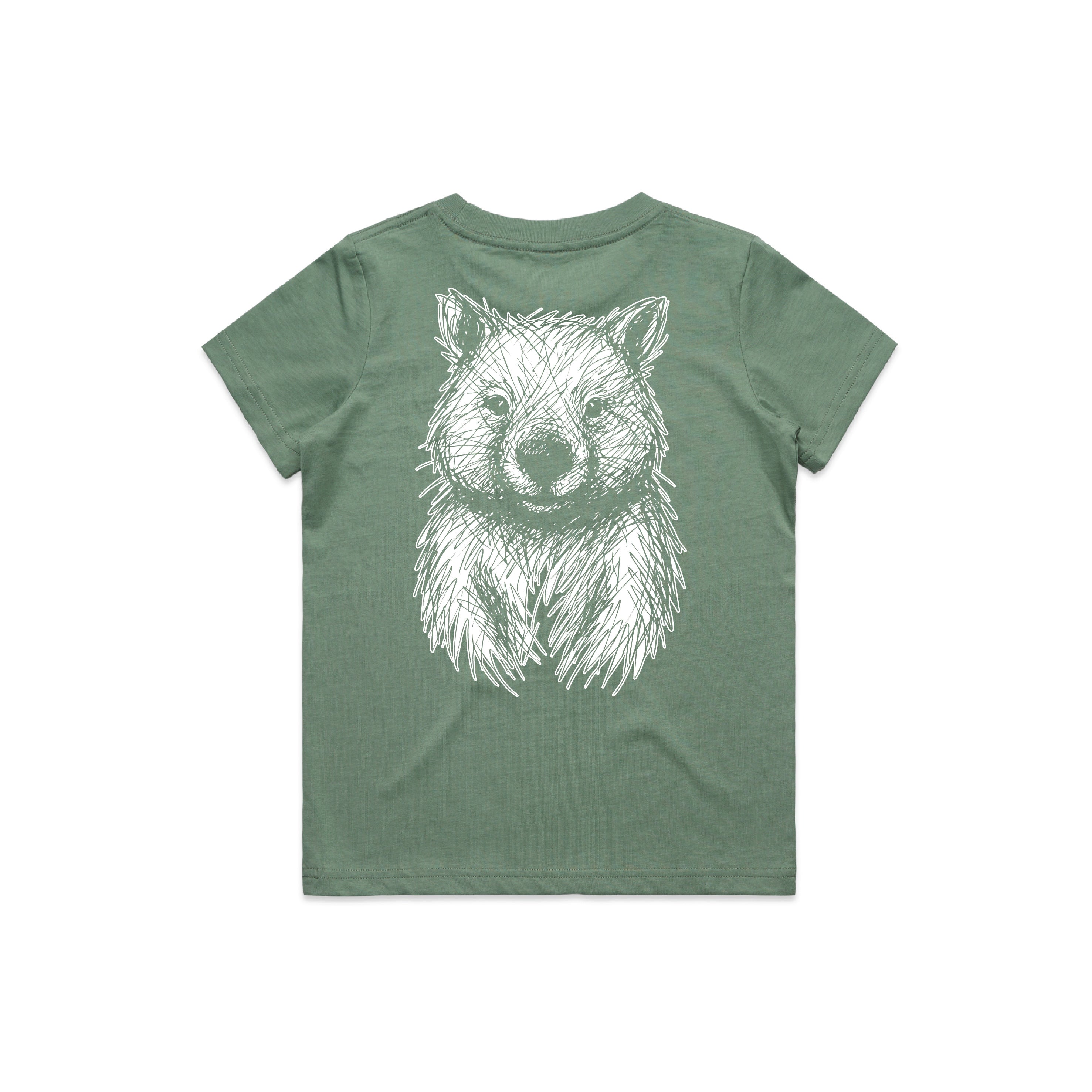 Wombat Stencil - Kids Tee