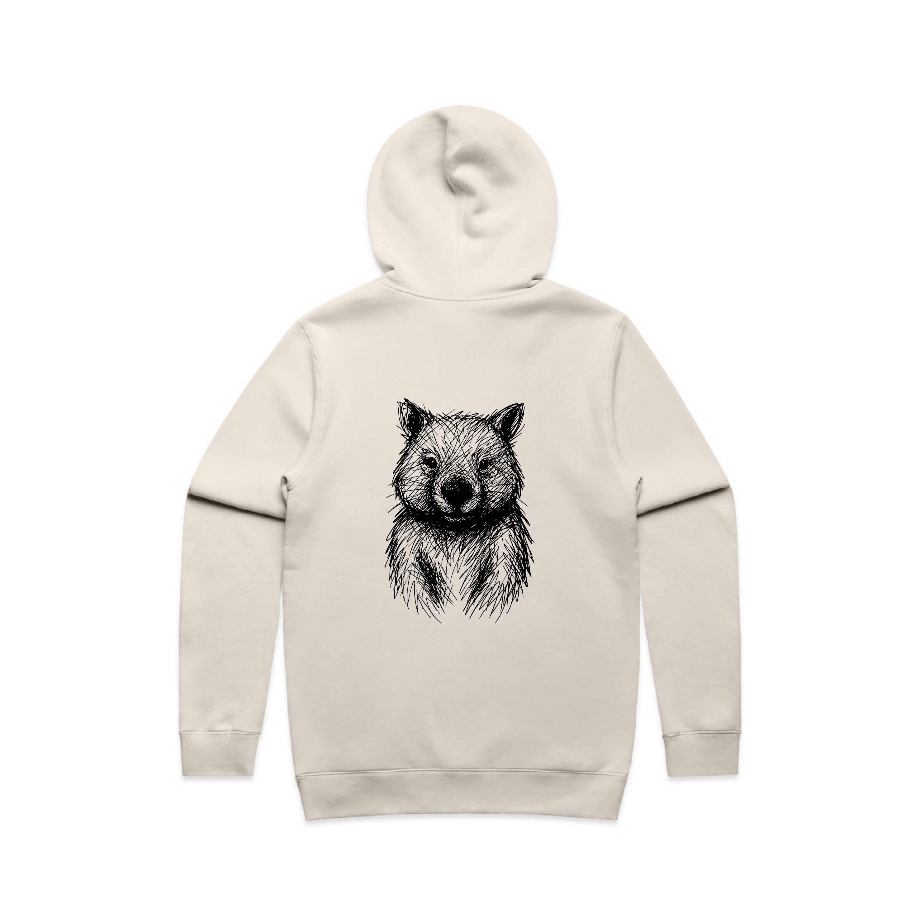 Wombat Stencil - Men's Hoodie