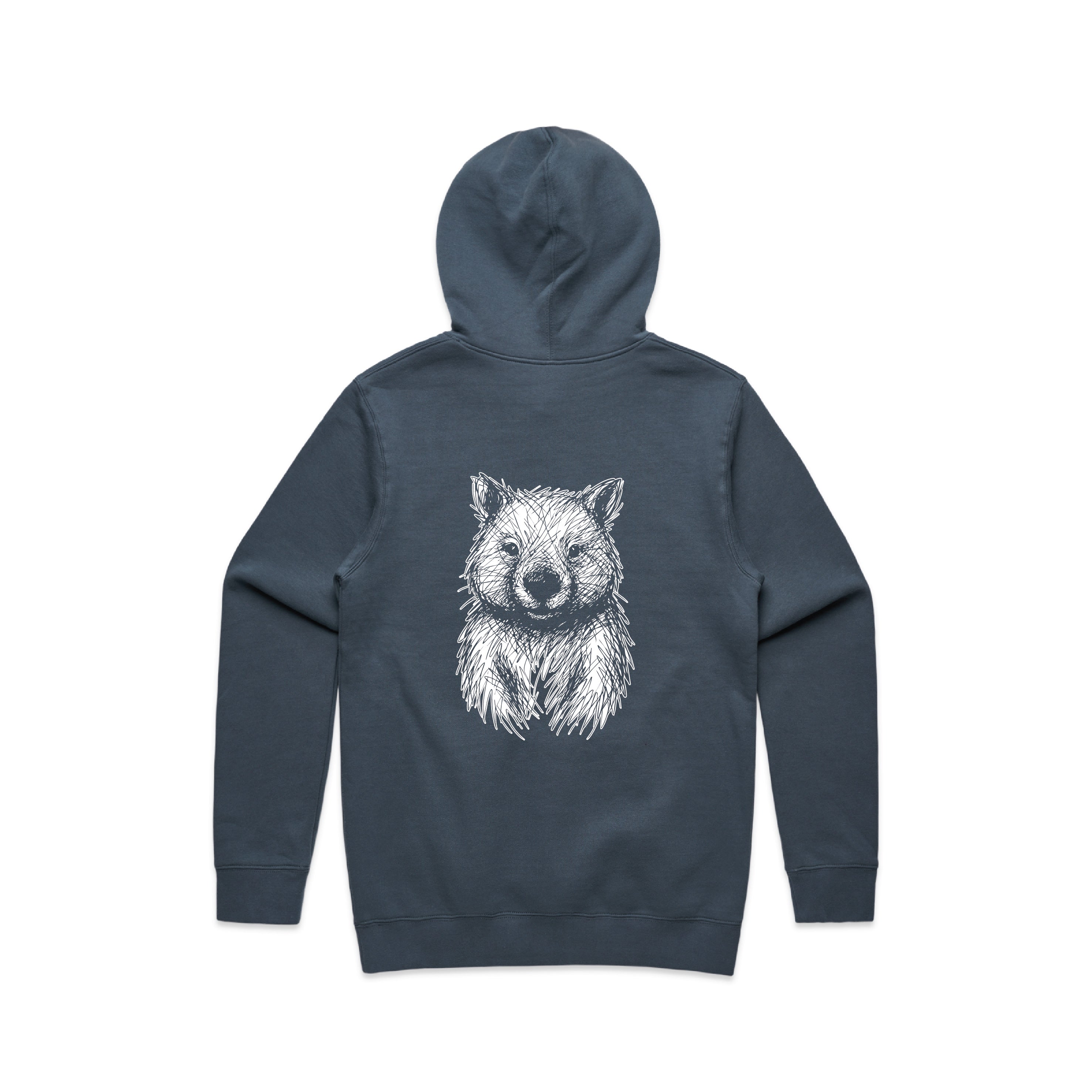 Wombat Stencil - Men's Hoodie