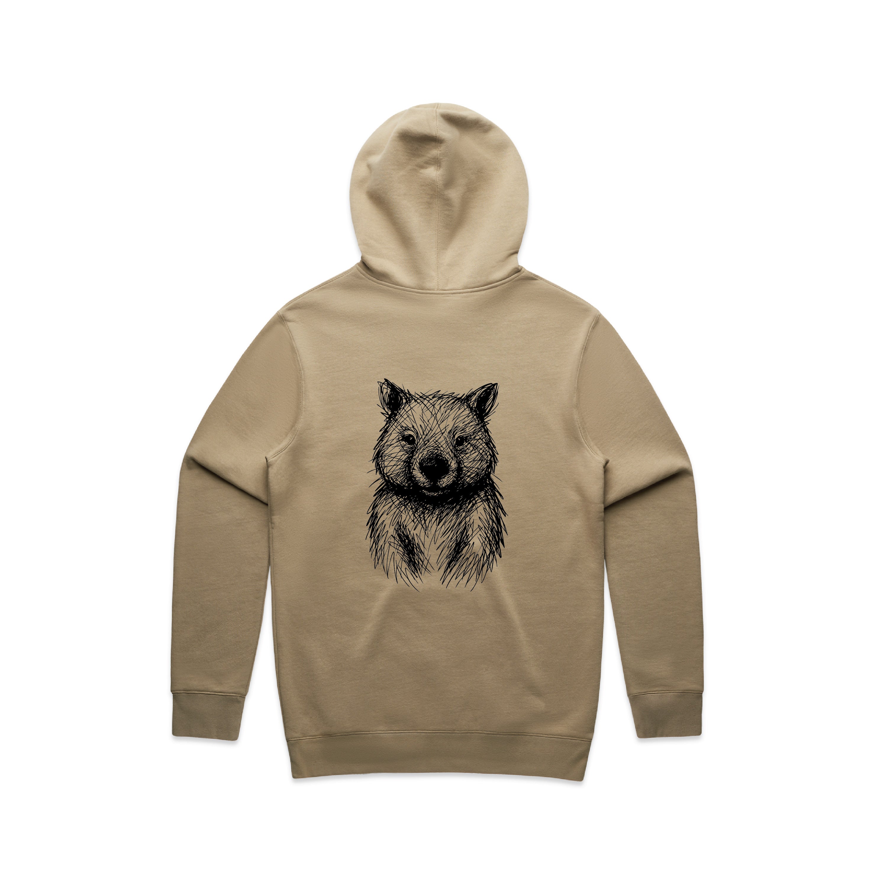 Wombat Stencil - Men's Hoodie