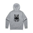 Wombat Stencil - Unisex Relaxed/Oversized Hoodie