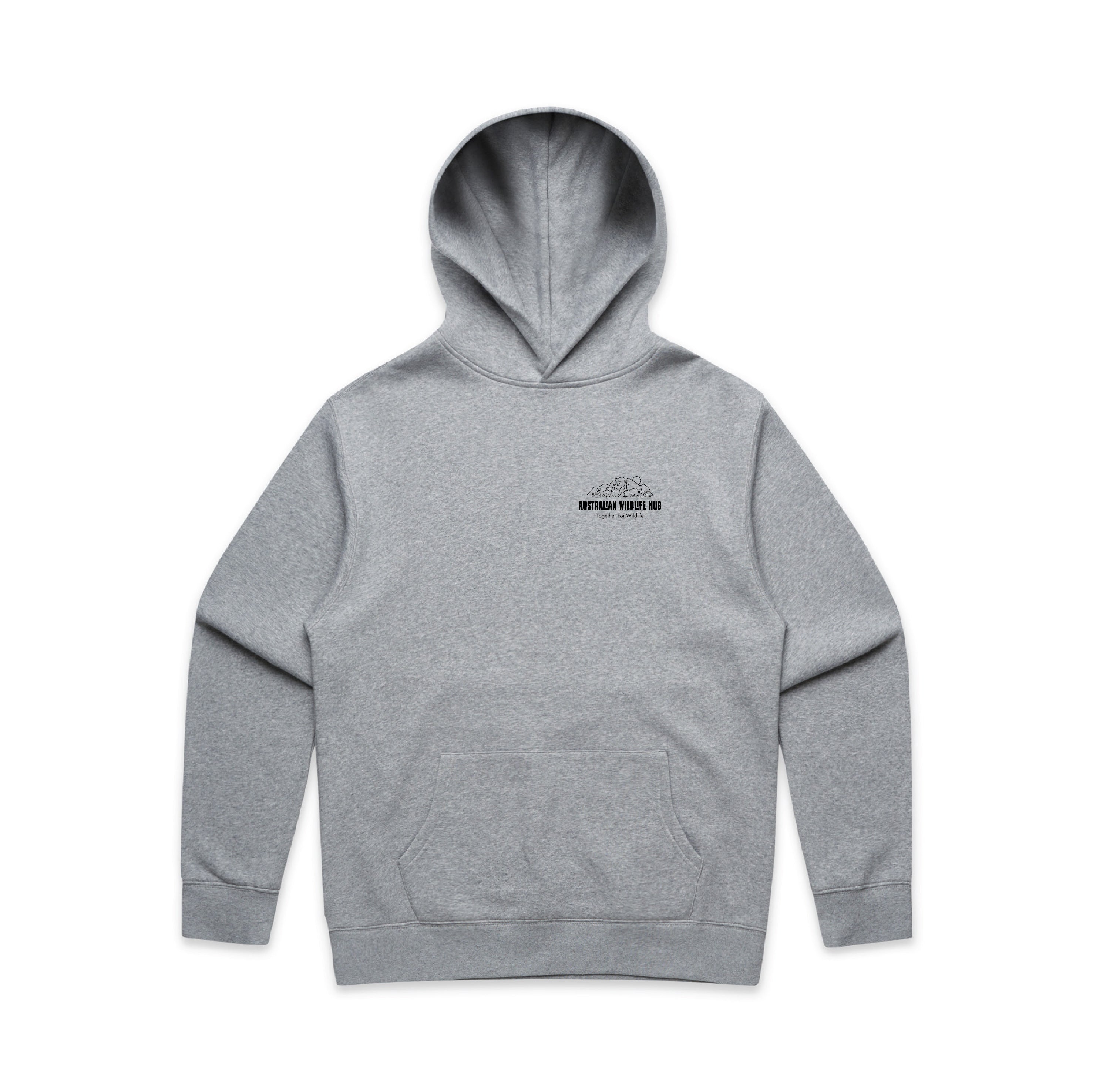 Wombat Stencil - RELAXED Hoodie Australian Wildlife Hub