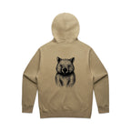 Wombat Stencil - RELAXED Hoodie Australian Wildlife Hub