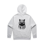 Wombat Stencil - RELAXED Hoodie Australian Wildlife Hub